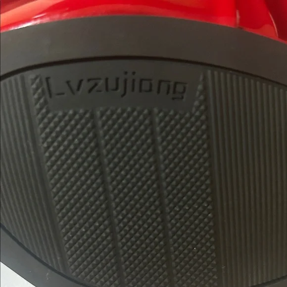 Shiny Red Mules by Lvzujiong(size 11) - Picture 5 of 6